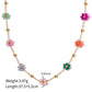 Crystal Flowers Accessories Set Necklace High-grade - Crystal Flowers Accessories Set Necklace and Bracelet