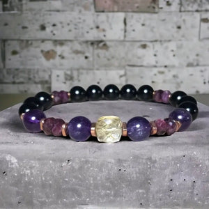 Crystal Natural Stone Bracelet Female High Sense Ornament - Crystal Natural Stone Bracelet for Women