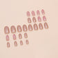 Crystal Peach Blossom Nail Art Flowers for Short Oval Nails - Teleplus short oval nail polish flower