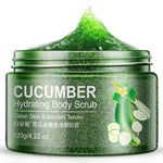 Cucumber skin beautiful white skin peels facial scrub - Cucumber Skin Scrub: Feel Unwell? Get Silky Smooth!