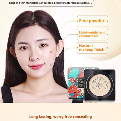 Cushion Foundation Ivory Natural Concealer Lightweight Long Lasting Makeup