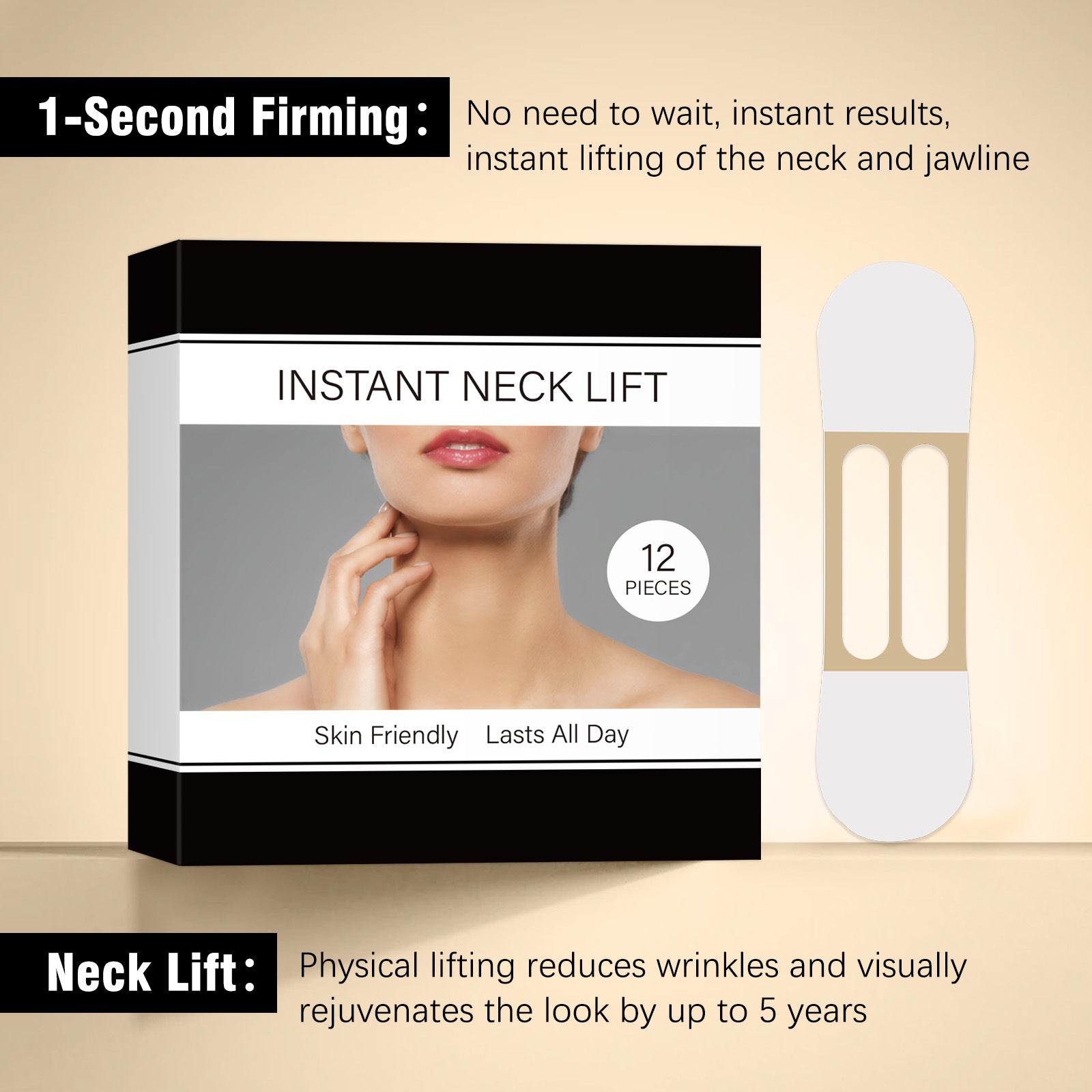 Custom Neck Label Stickers Waterproof Removable Adhesive Set of 12 Pack - Teleplus