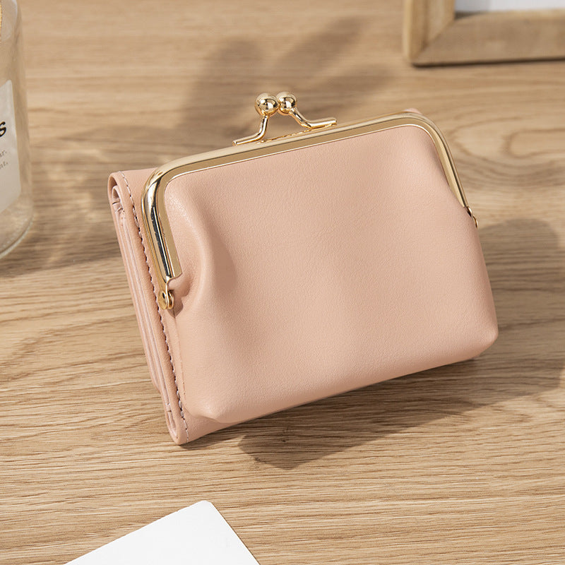 Cute Animal Kitten Wallet with Solid Color Nylon Lining and Printing - Short Casual Simple Delight short casual simple