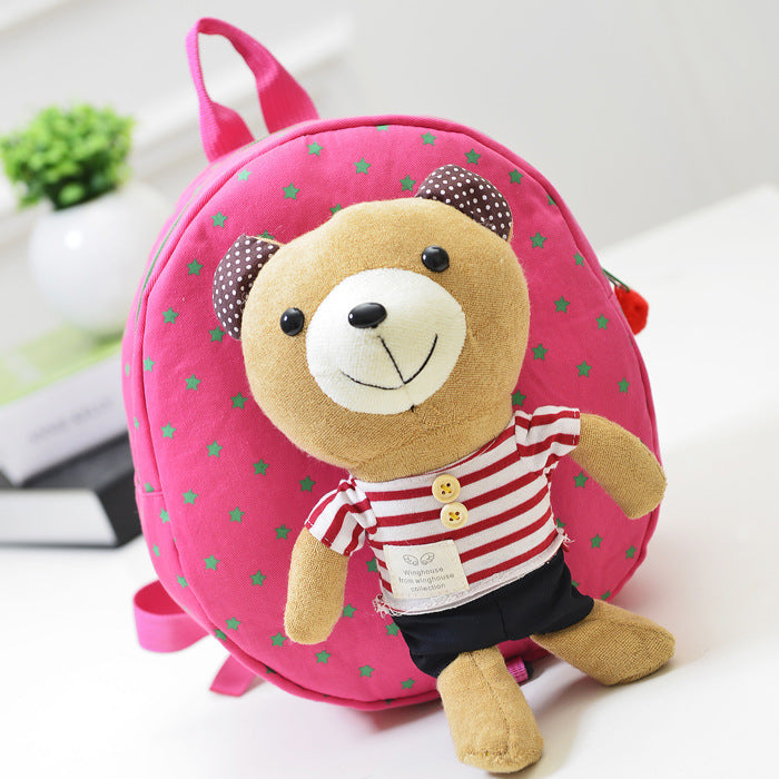 Cute Baby Backpack Anti-lost Bear Cartoon - Cute Baby Backpack That Never Plays Hide and Seek