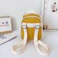 Cute Bear Doll Mini Canvas Kindergarten Backpack - Adorable Bear Doll Bag for Tiny Trouble Makers