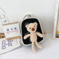 Cute Bear Doll Mini Canvas Kindergarten Backpack - Adorable Bear Doll Bag for Tiny Trouble Makers