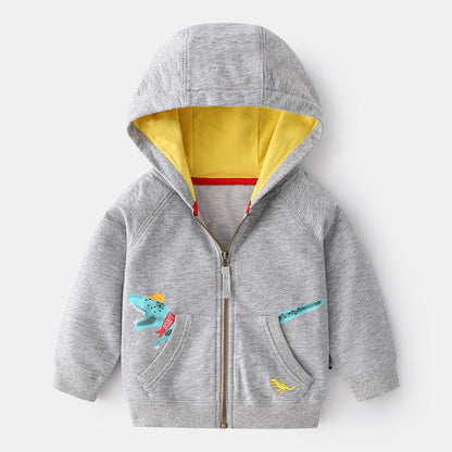 Cute British Sporty Cartoon Baby Jacket for Parent-Child Matching - Teleplus tide jacket baby