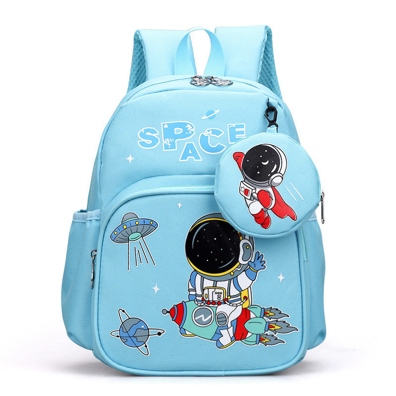 Cute Cartoon Children’s Spine Protection With Coin Purse Children’s Printed Schoolbag - Bunny Bags and Dino Dreams