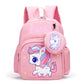 Cute Cartoon Children’s Spine Protection With Coin Purse Children’s Printed Schoolbag - Bunny Bags and Dino Dreams