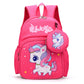 Cute Cartoon Children’s Spine Protection With Coin Purse Children’s Printed Schoolbag - Bunny Bags and Dino Dreams