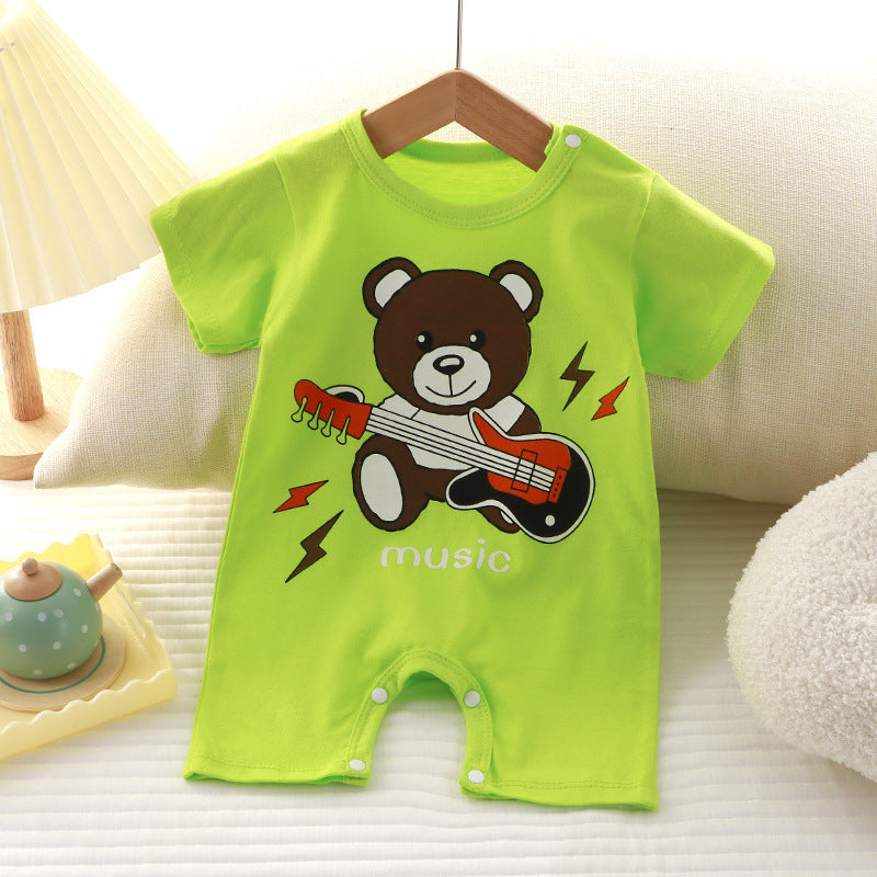 Cute Cartoon Print Onesies Newborn High Quality Fabric - Onesies So Cute Even Babies Giggle