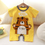 Cute Cartoon Print Onesies Newborn High Quality Fabric - Onesies So Cute Even Babies Giggle