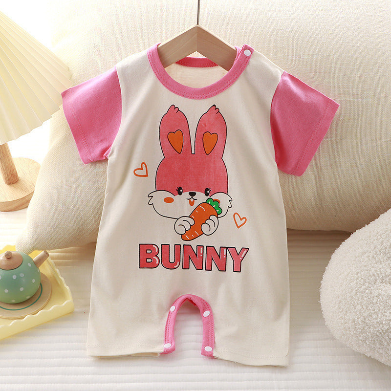 Cute Cartoon Print Onesies Newborn High Quality Fabric - Onesies So Cute Even Babies Giggle