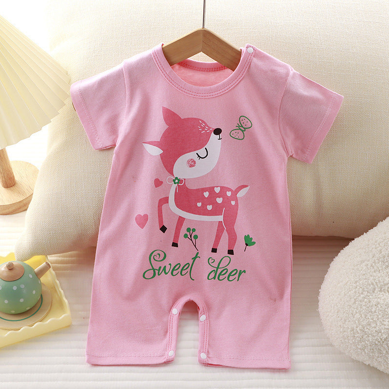 Cute Cartoon Print Onesies Newborn High Quality Fabric - Onesies So Cute Even Babies Giggle