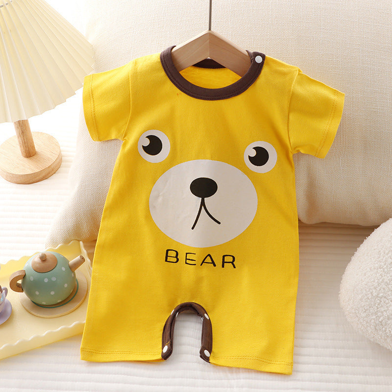 Cute Cartoon Print Onesies Newborn High Quality Fabric - Onesies So Cute Even Babies Giggle