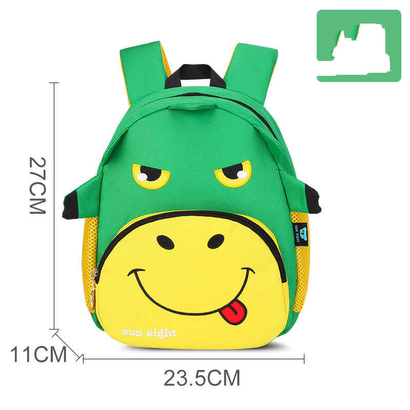 Cute Cartoon Shoulders Baby Lightweight Backpack Elementary School Schoolbag - Sky Blue Cuties: Adorable Baby Backpacks