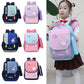 Cute Children Student Leisure Burden Alleviation Backpack - Burden-Free Blue Pink Backpack for Happy Students