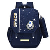 Cute Children Student Leisure Burden Alleviation Backpack - Blue