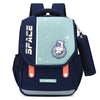 Cute Children Student Leisure Burden Alleviation Backpack - Green