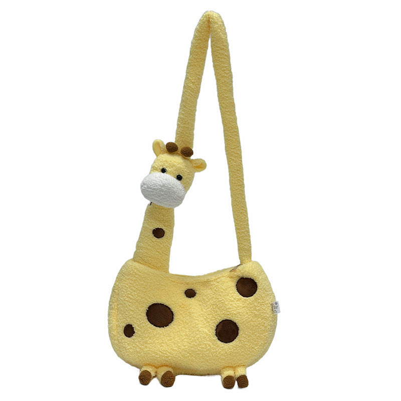Cute Giraffe Crossbody Bag for Women with Heat Preservation and Expansion - Teleplus cute giraffe crossbody bag female