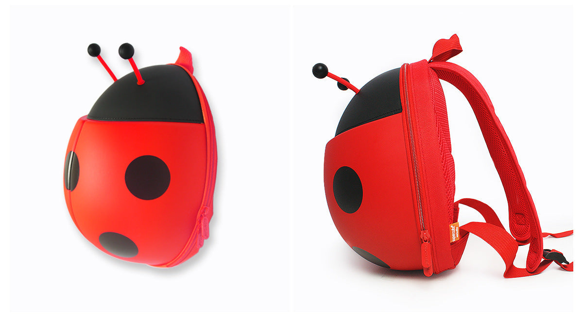 Cute Ladybug Backpack Children’s Schoolbag Cartoon