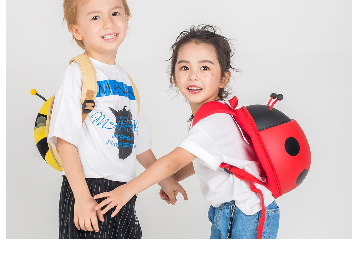 Cute Ladybug Backpack Children’s Schoolbag Cartoon