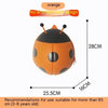 Cute Ladybug Backpack Children's Schoolbag Cartoon - Orange