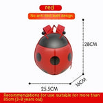 Cute Ladybug Backpack Children’s Schoolbag Cartoon - School Baggage Made Fun with a Ladybug Buddy