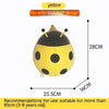 Cute Ladybug Backpack Children's Schoolbag Cartoon - Yellow