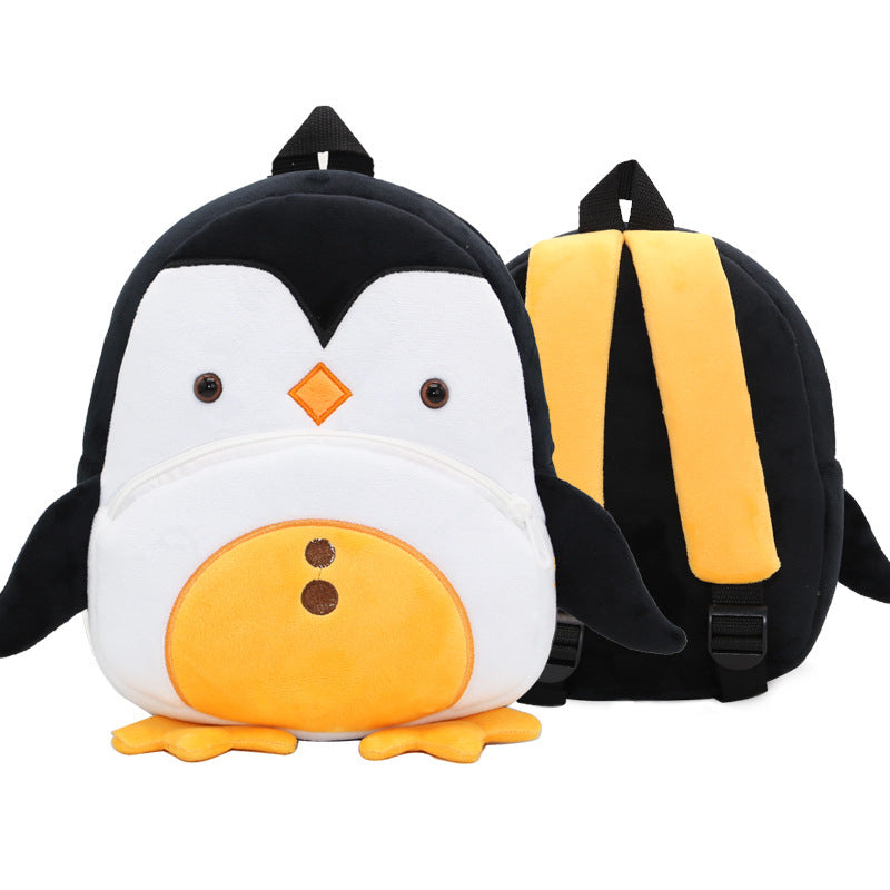 Cute Plush Backpacks Kindergarten Cartoon School Bags Children Animal Toys Bag - Huggable Animal Backpacks for Tiny