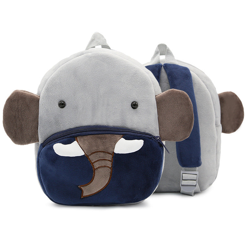 Cute Plush Backpacks Kindergarten Cartoon School Bags Children Animal Toys Bag - Huggable Animal Backpacks for Tiny