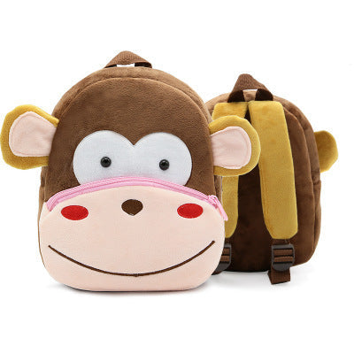 Cute Plush Backpacks Kindergarten Cartoon School Bags Children Animal Toys Bag - Huggable Animal Backpacks for Tiny