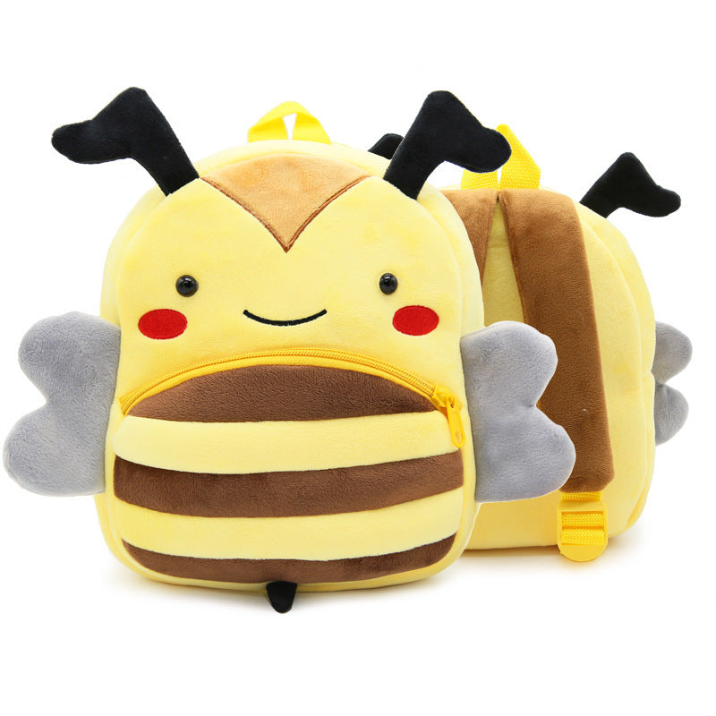 Cute Plush Backpacks Kindergarten Cartoon School Bags Children Animal Toys Bag - Huggable Animal Backpacks for Tiny