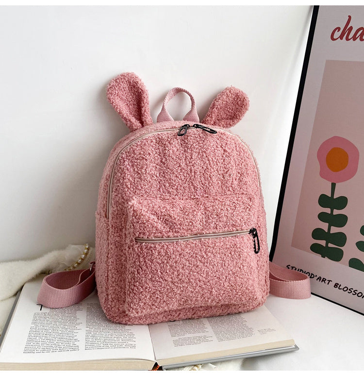 Cute Plush Bag Women’s Autumn And Winter New - Plush Bag for Chic Ladies’ Cozy Adventures