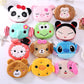Cute Plush Coin Purses for Daily Use Featuring Travel and Animal Designs - Purse plush coin purse-travel frog
