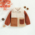 Cute Polar Fleece Zipper Jacket for Kids in Solid Colors - polar fleece jacket cute zipper