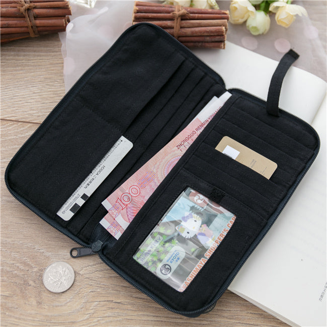 Cute Qile Cat Wallet with Zipper Card Slots and Large Banknote Holder - Purr-fectly for Stylish Humans cute qile cat