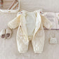 Cute Winter Baby Doll Floral Jumpsuit Cotton - Cute Winter Baby Doll Jumpsuit for Stylish Lil Ones