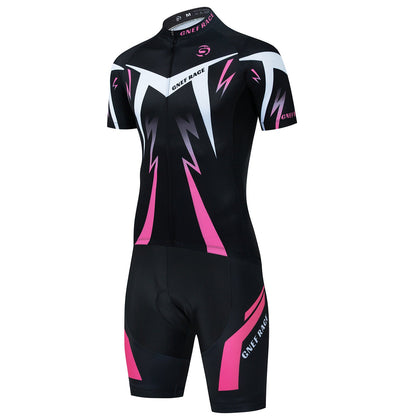 Cycling and Sports Suspender Shorts with Short Top for Fitness Fishing - Teleplus