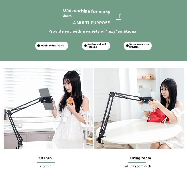 Universal Cantilever Mobile Phone and Tablet Lazy Desktop Mount Bracket