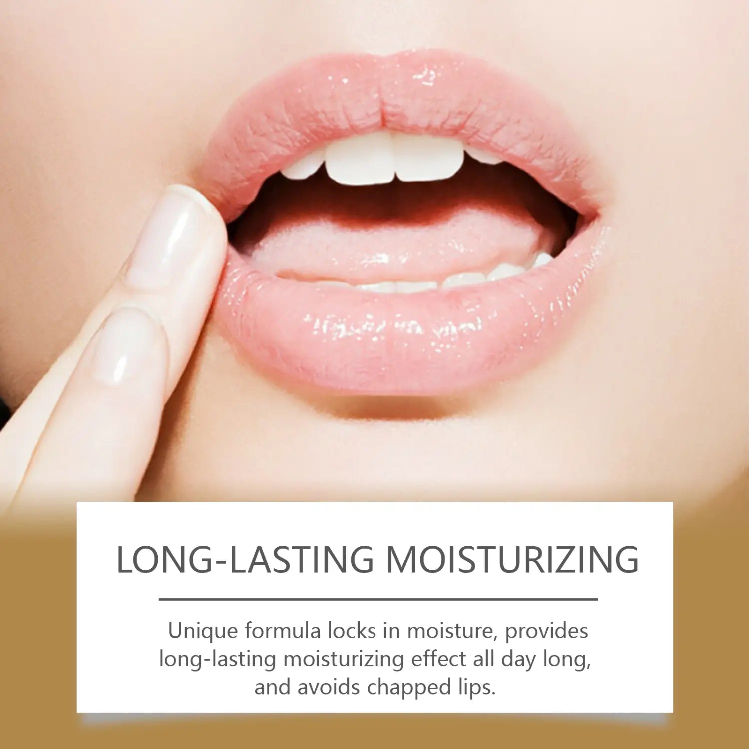 Lip balm coconut nourishing treatment for dry, cracked lips