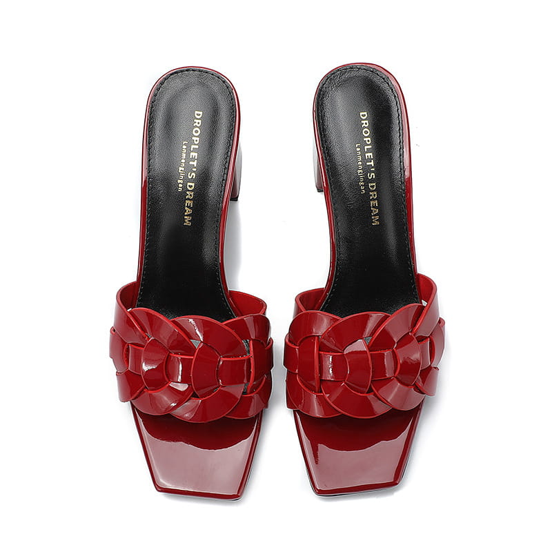 Sheepskin Toe Holder Fish Mouth Sandals for Women Men in Multiple Colors