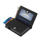 Anti-magnetic Aluminum Box Card Clip Buckle Cowhide Money Clip Automatic Card Bag - Anti-Magnetic Aluminum Clip