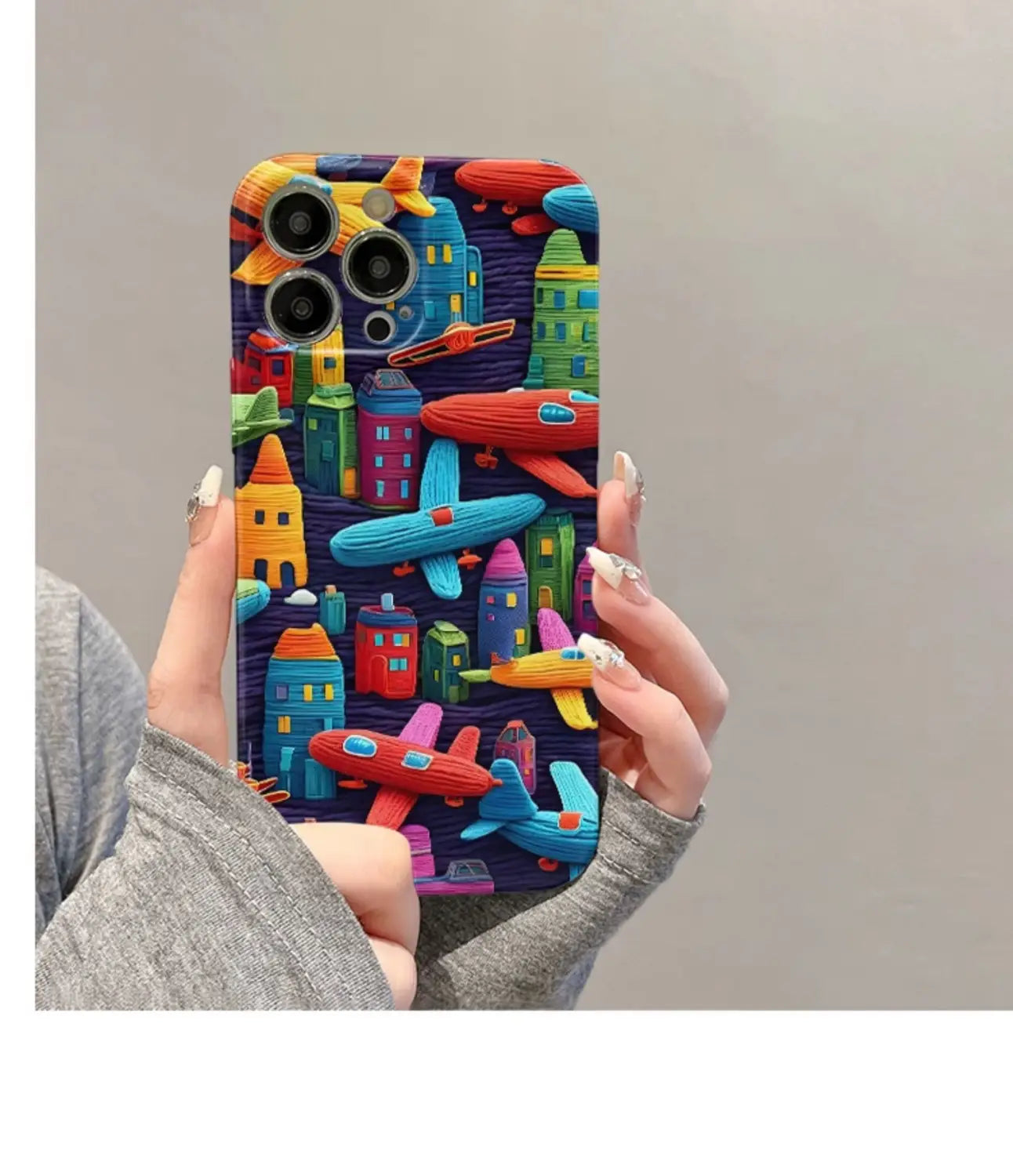 European American Art TPU Fall Protection Phone Case for iPhone Models