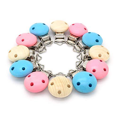 Colorful Three-hole Round Baby Comfort Pacifier Clip - Keep Pacifiers Secure with Our Colorful Clip Fun