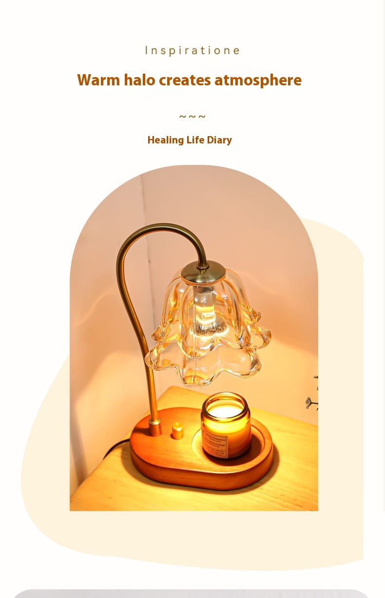 Creative Melting Wax Lamp with Aromatherapy Timing Dimming for Relaxation