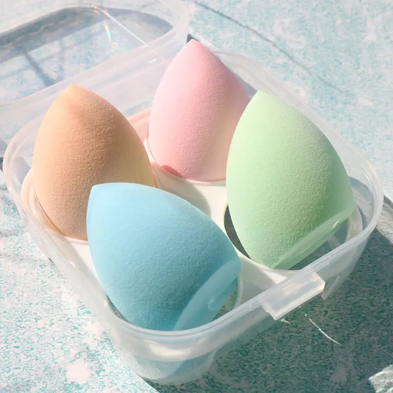 Wet And Dry Face Wash Makeup Powder Puff