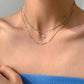 Women’s Double-layer Twin Titanium Steel Necklace - Shine Bright Like a Titanium Necklace Star