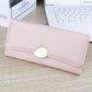 Women’s Long Wallet Soft Leather Wallet Multi-card-slot Card Holder Retro Fashion Minimalism Large-capacity Handbag