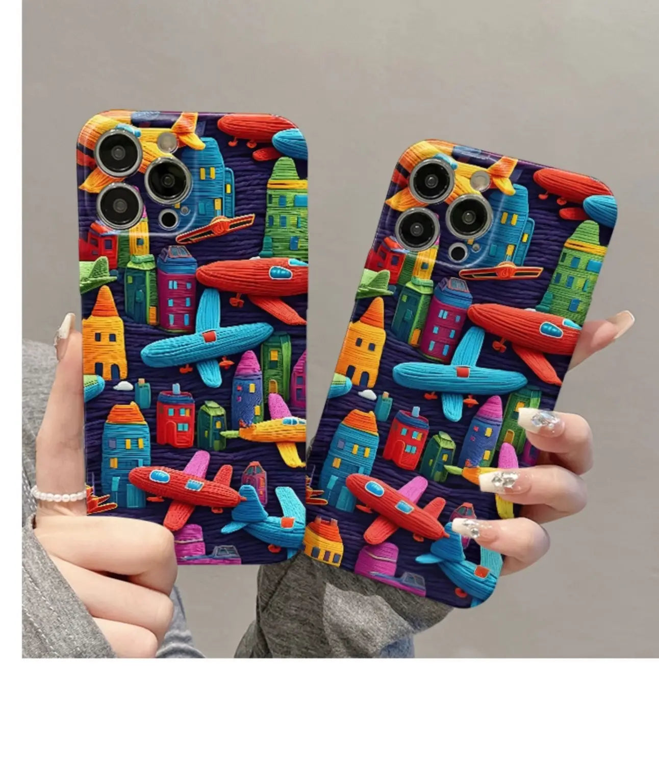 European American Art TPU Fall Protection Phone Case for iPhone Models